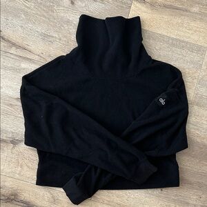 ALO Yoga Black Cowl Neck Sweater